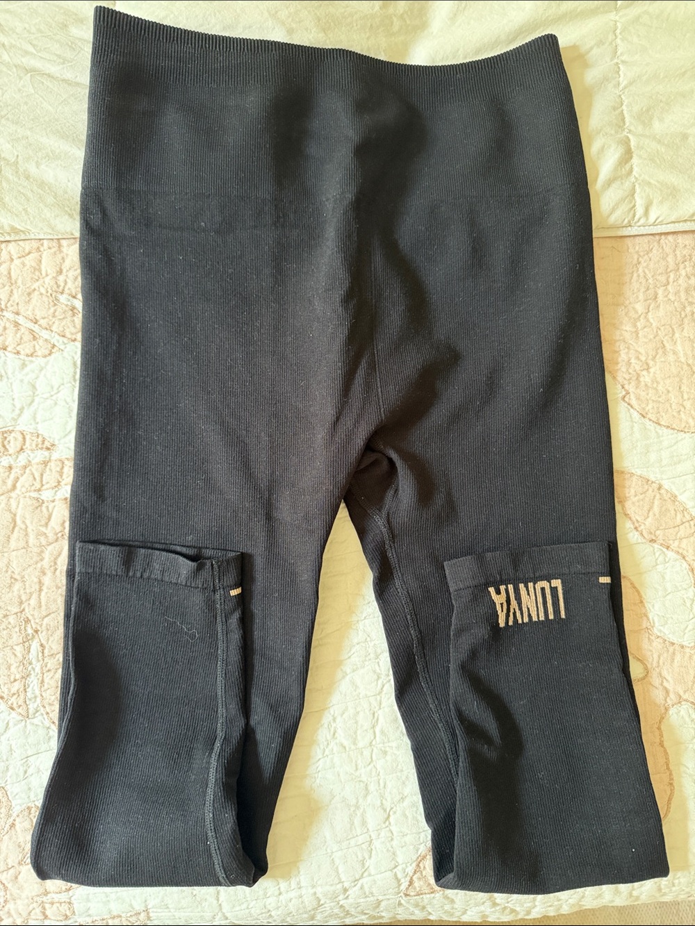 lunya Black Lounge Leggings